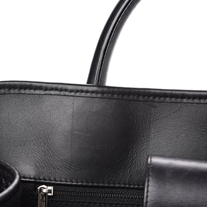 Chanel Calfskin Perforated Up In The Air Tote Black 8 of 13