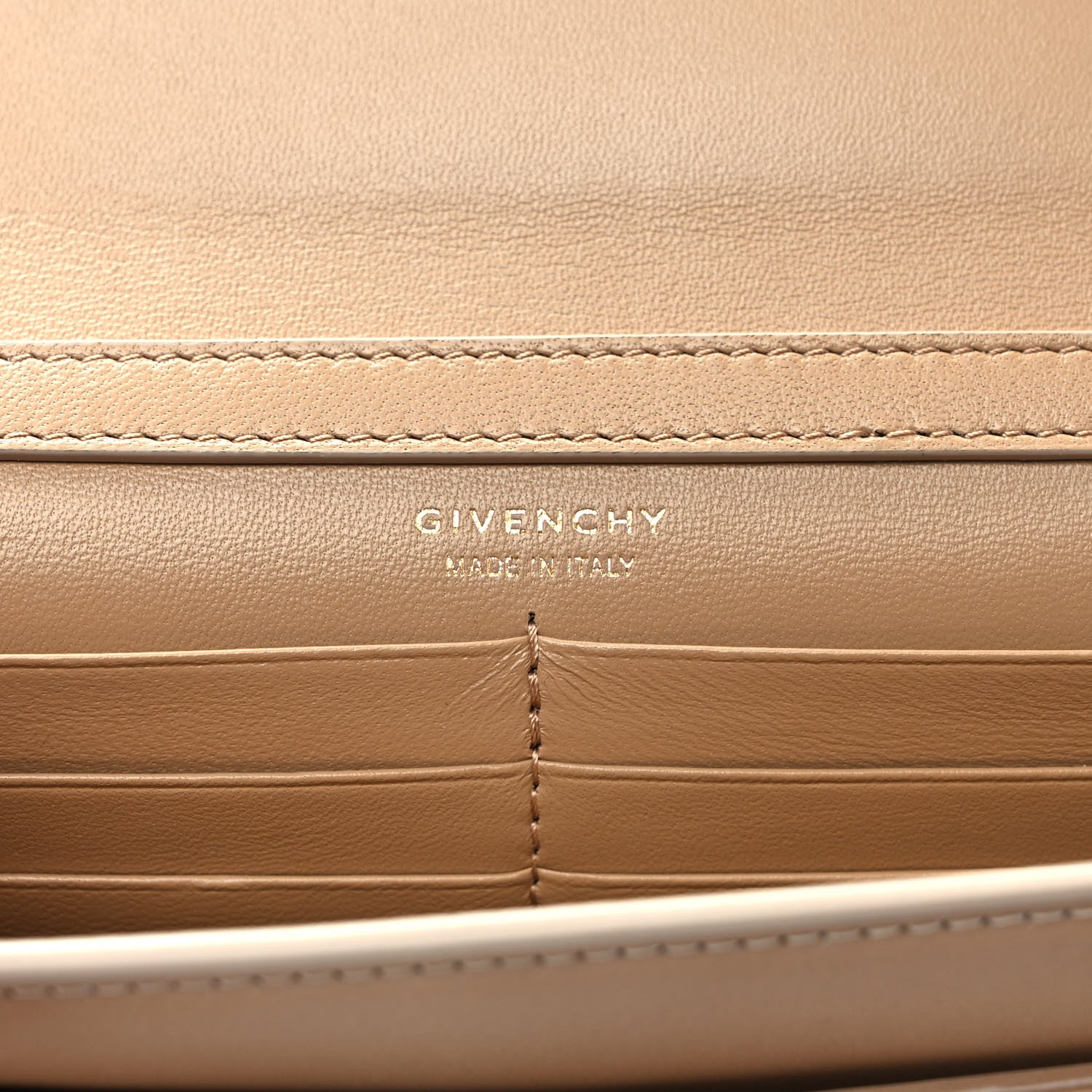 Givenchy Smooth Calfskin Gradient Effect 4G Wallet on Chain Dust Grey 5 of 11