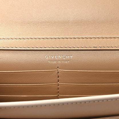 Givenchy Smooth Calfskin Gradient Effect 4G Wallet on Chain Dust Grey 5 of 11