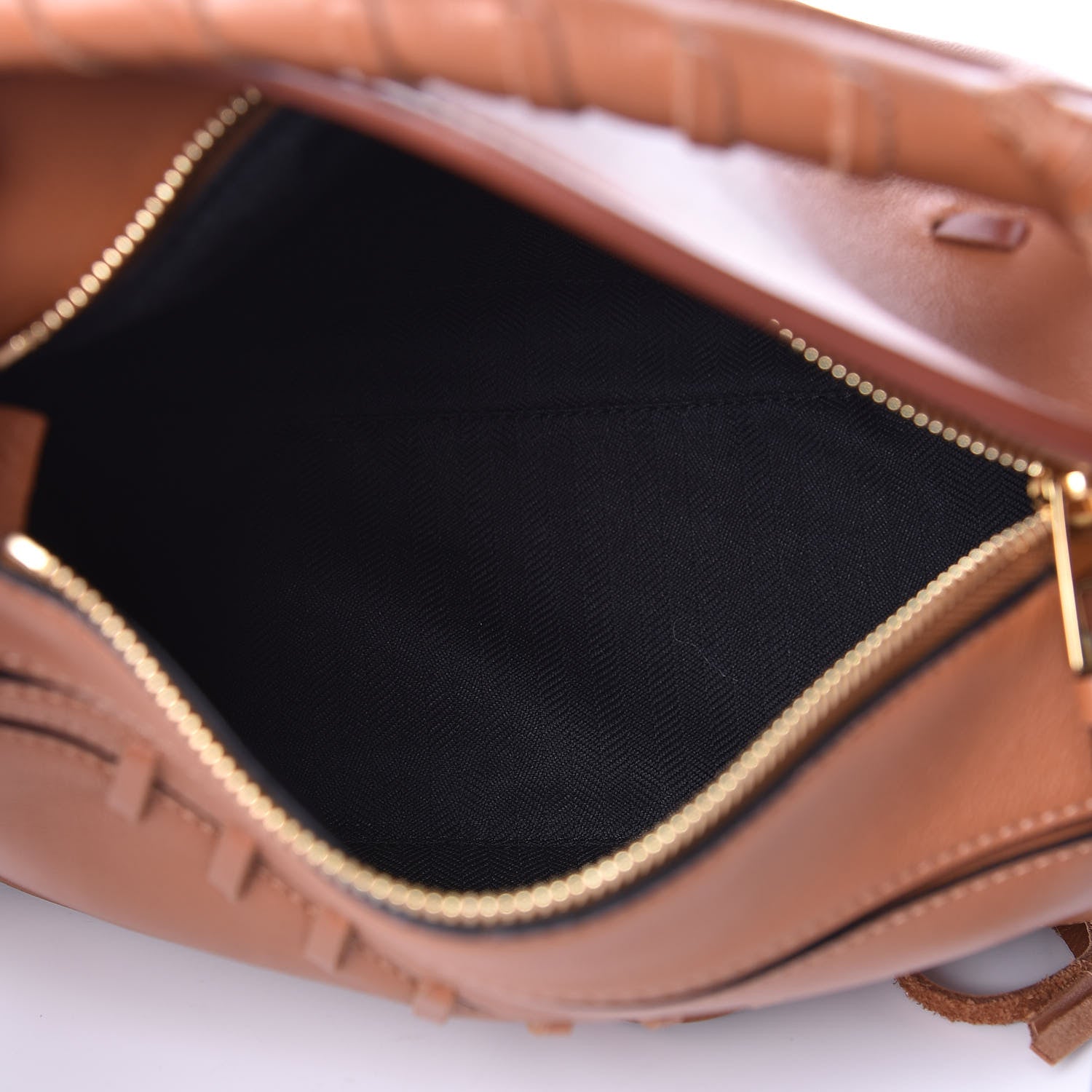 Loewe Calfskin Small Laced Puzzle Bag Tan 5 of 6