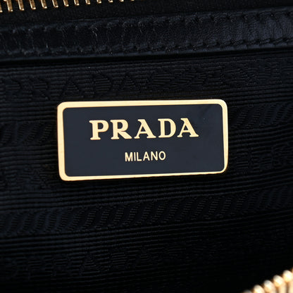 Prada Jacquard Logo Camera Bag Black 12 of 24