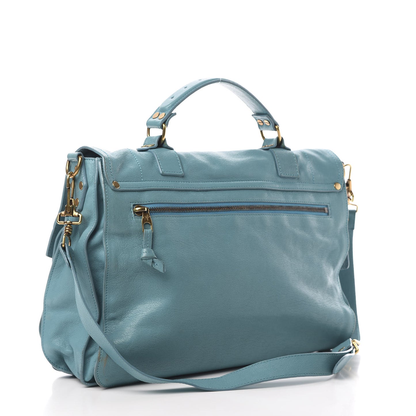 Lambskin Large PS1 Satchel Lagoon