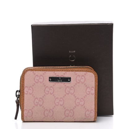 Gucci Monogram Zip Wallet Pink 9 of 9