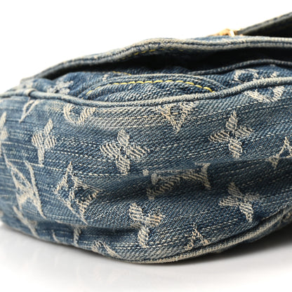 Louis Vuitton Denim Camera Bag Blue 8 of 8