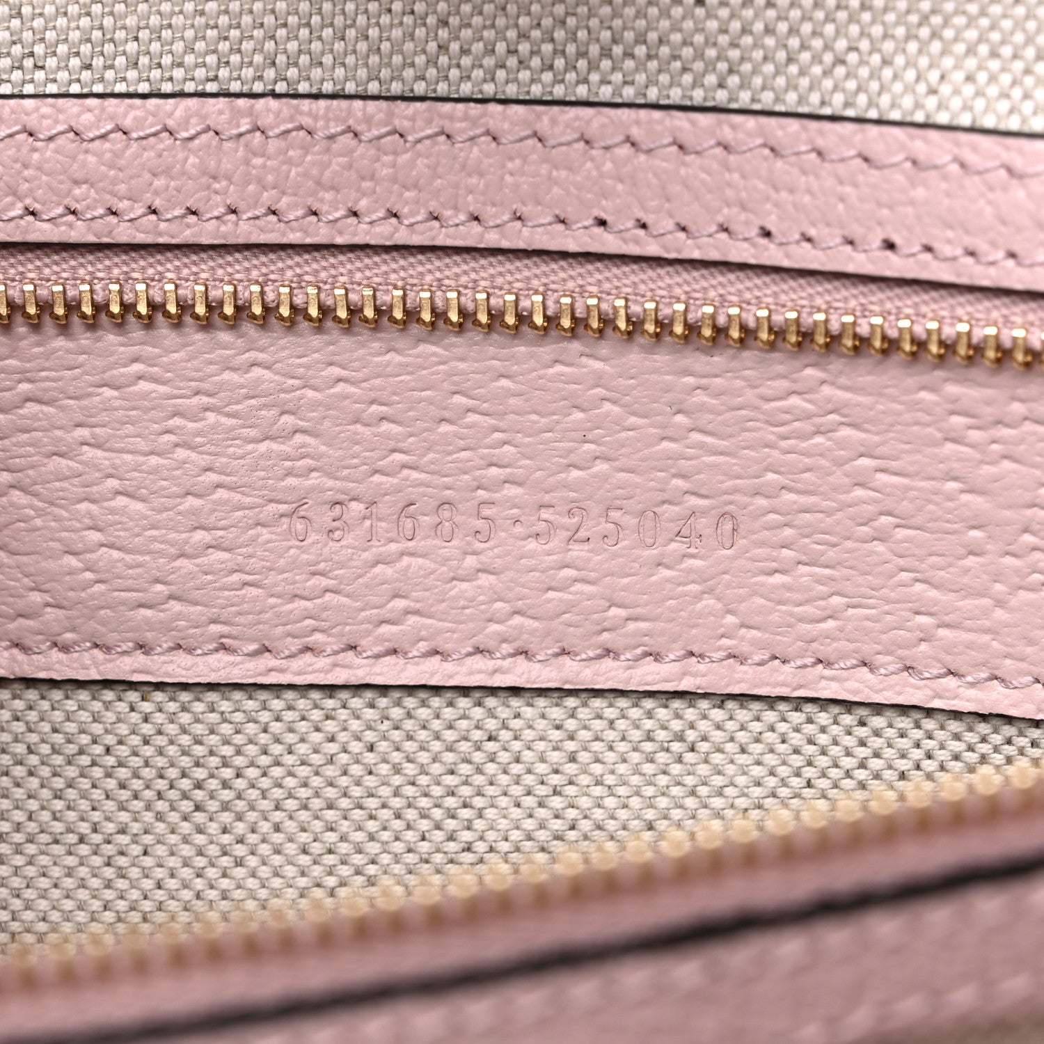 Gucci Monogram Jumbo GG Textured Dollar Calfskin Medium Ophidia Shopping Tote Beige Perfect Pink 7 of 11