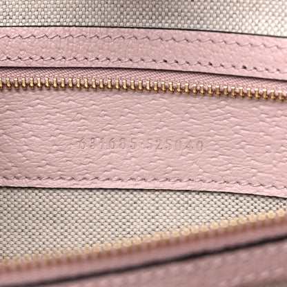 Gucci Monogram Jumbo GG Textured Dollar Calfskin Medium Ophidia Shopping Tote Beige Perfect Pink 7 of 11