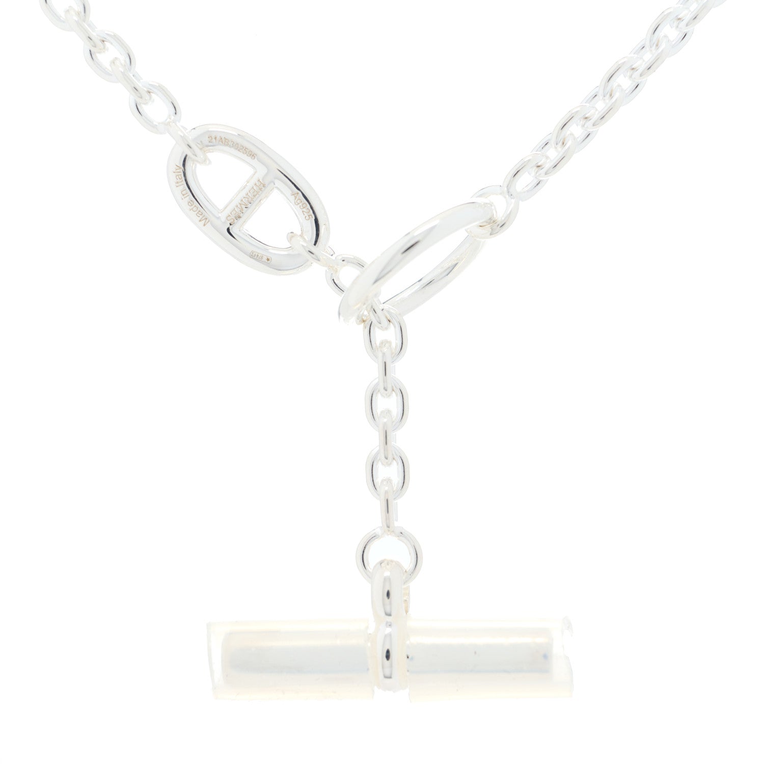 Hermes Sterling Silver Farandole Necklace 80 3 of 3
