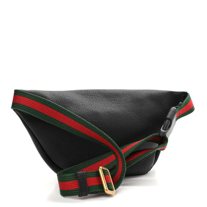Gucci Grained Calfskin Small Logo Belt Bag Black 3 of 11