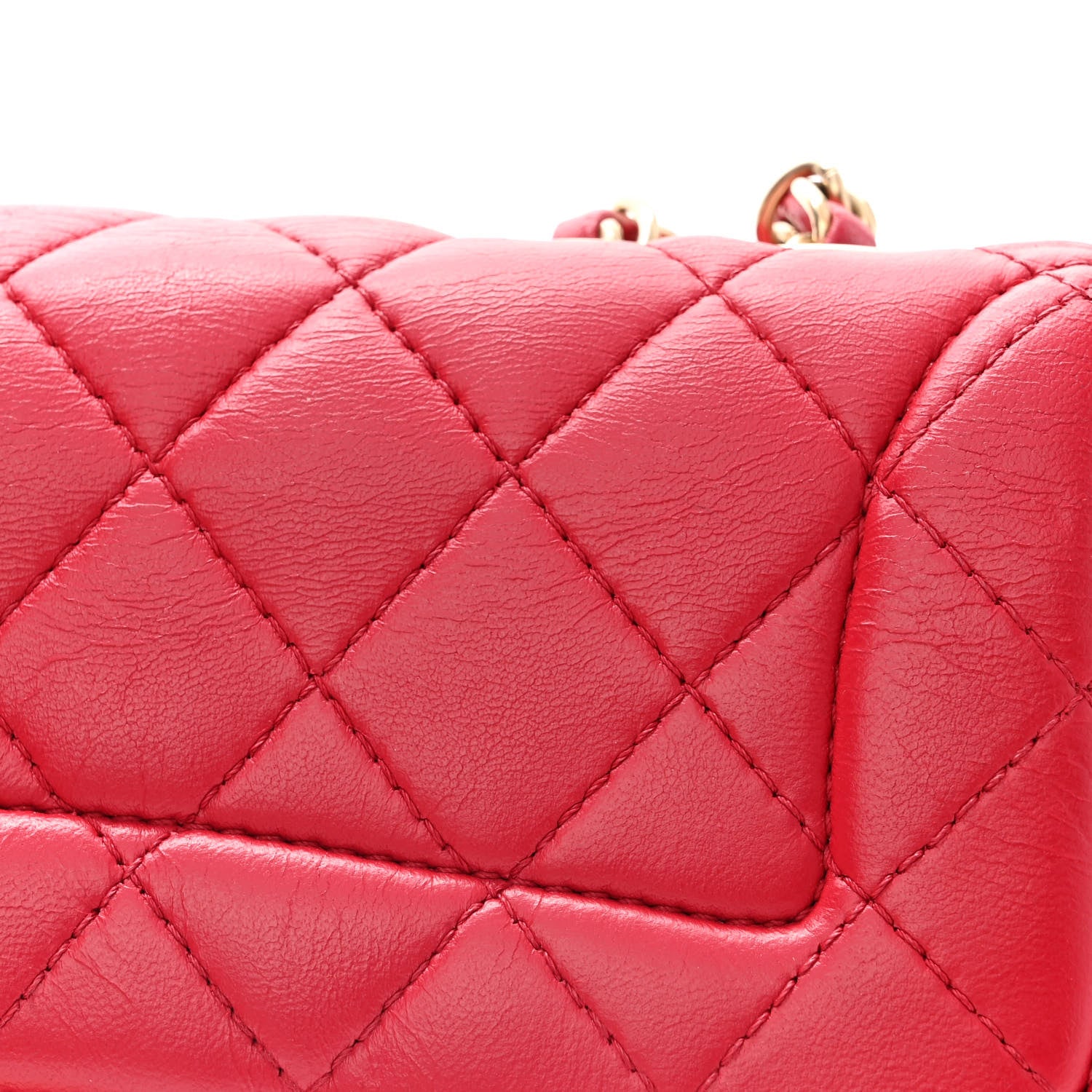 Chanel Lambskin Quilted Mini Mademoiselle Chic Flap Dark Pink 12 of 12