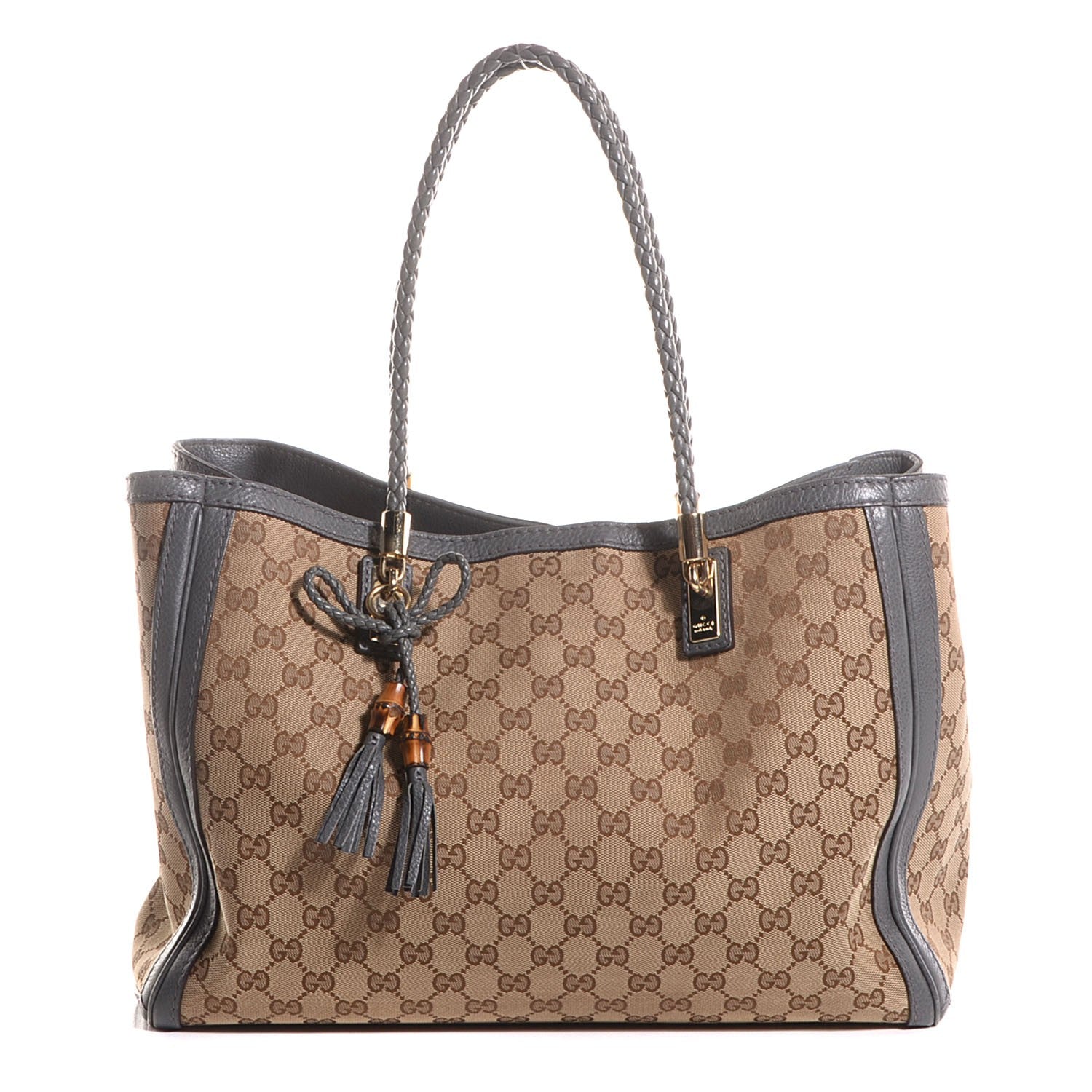Gucci Monogram Medium Bella Tote Grey 1 of 7