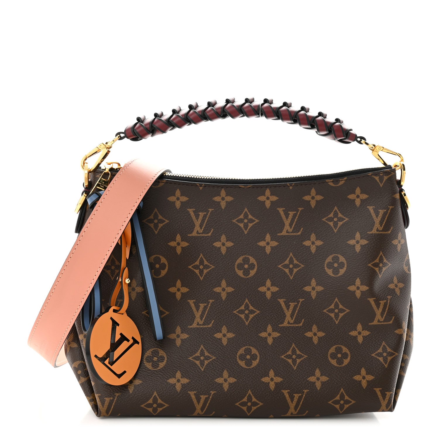 Louis Vuitton Monogram Beaubourg Hobo Mini Bordeaux Red Peach Safran 1 of 12