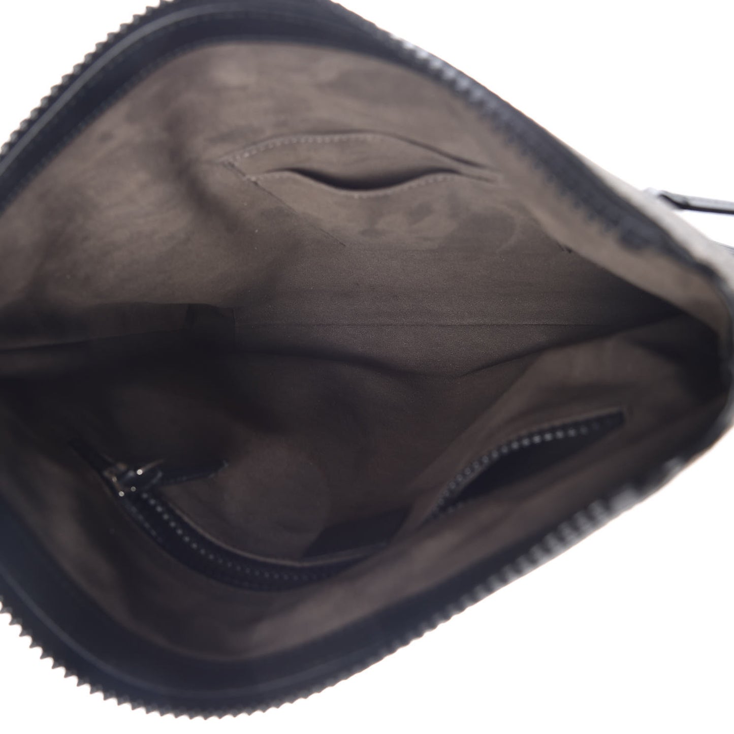 GG Supreme Monogram Flat Messenger Bag Black