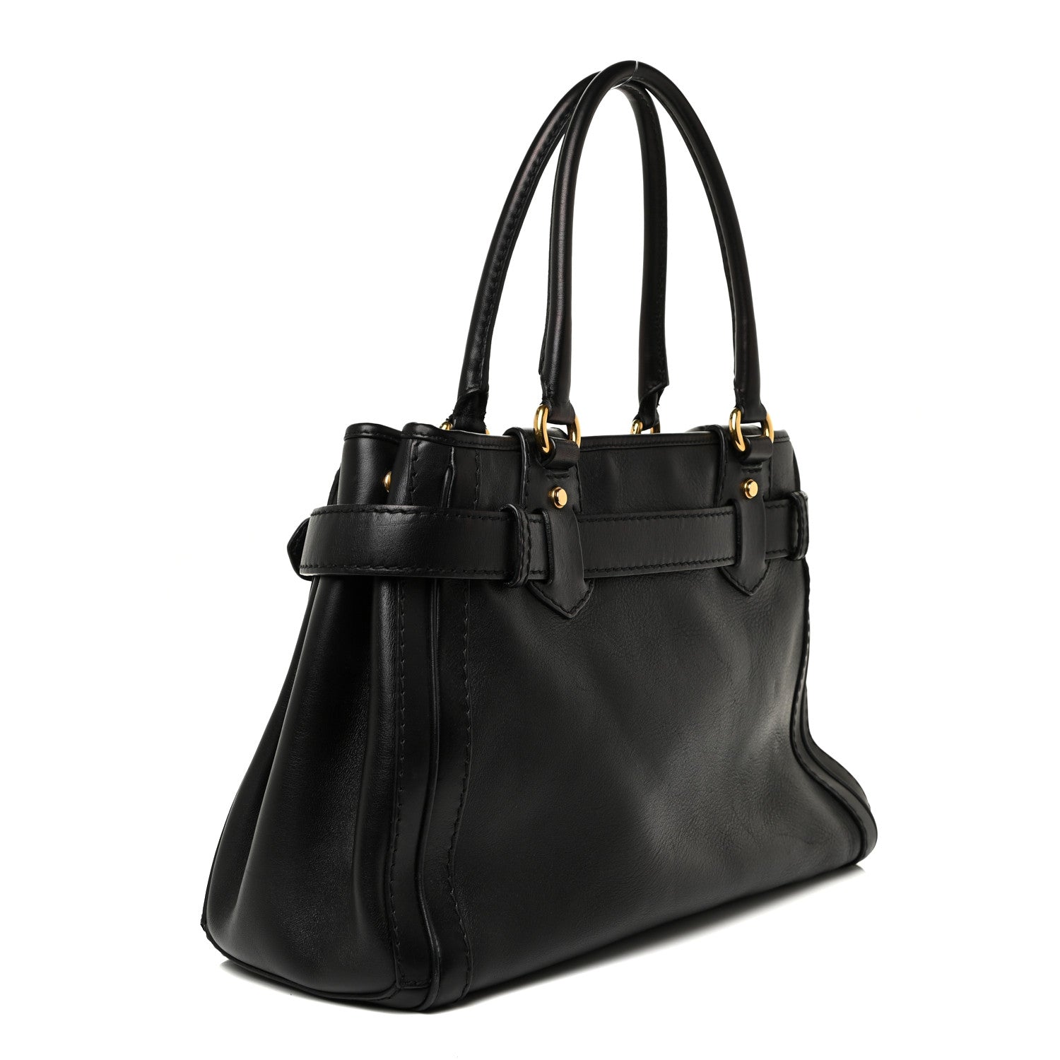 Gucci Calfskin Medium GG Running Tote Black 2 of 20
