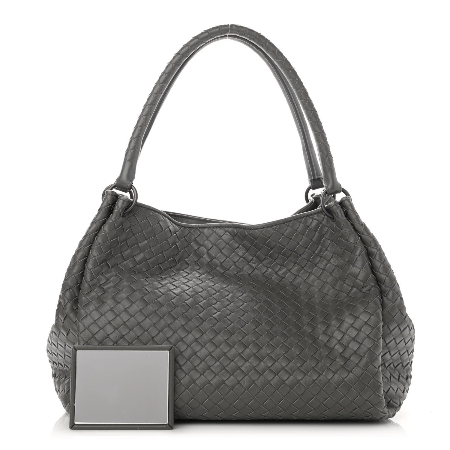 Bottega Veneta Nappa Intrecciato Parachute Bag Grey 1 of 11