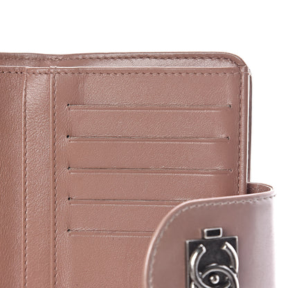 Chanel Metallic Glazed Calfskin Boy Zipped Pocket Wallet Pink 19 of 19
