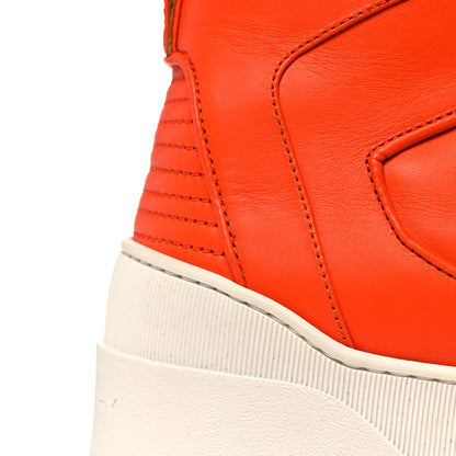 Givenchy Calfskin Mens Tyson High Top Sneakers 42 Orange 13 of 14