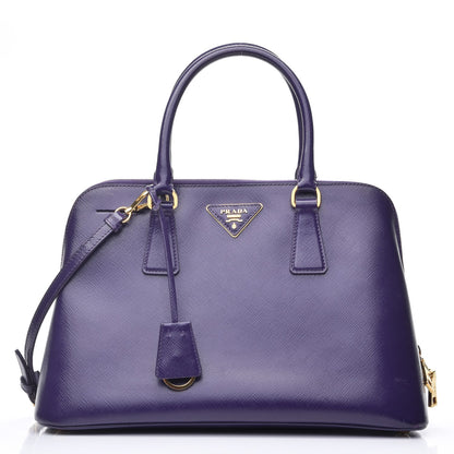 Prada Saffiano Vernice Medium Promenade Tote Viola 1 of 11