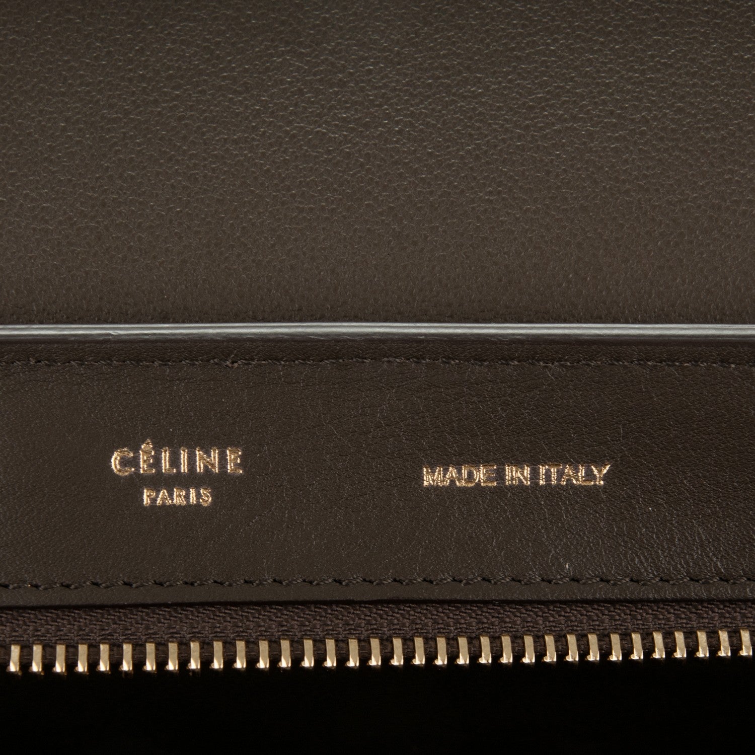 Celine Elephant Calfskin Medium Tri-Color Trapeze Yellow 6 of 8