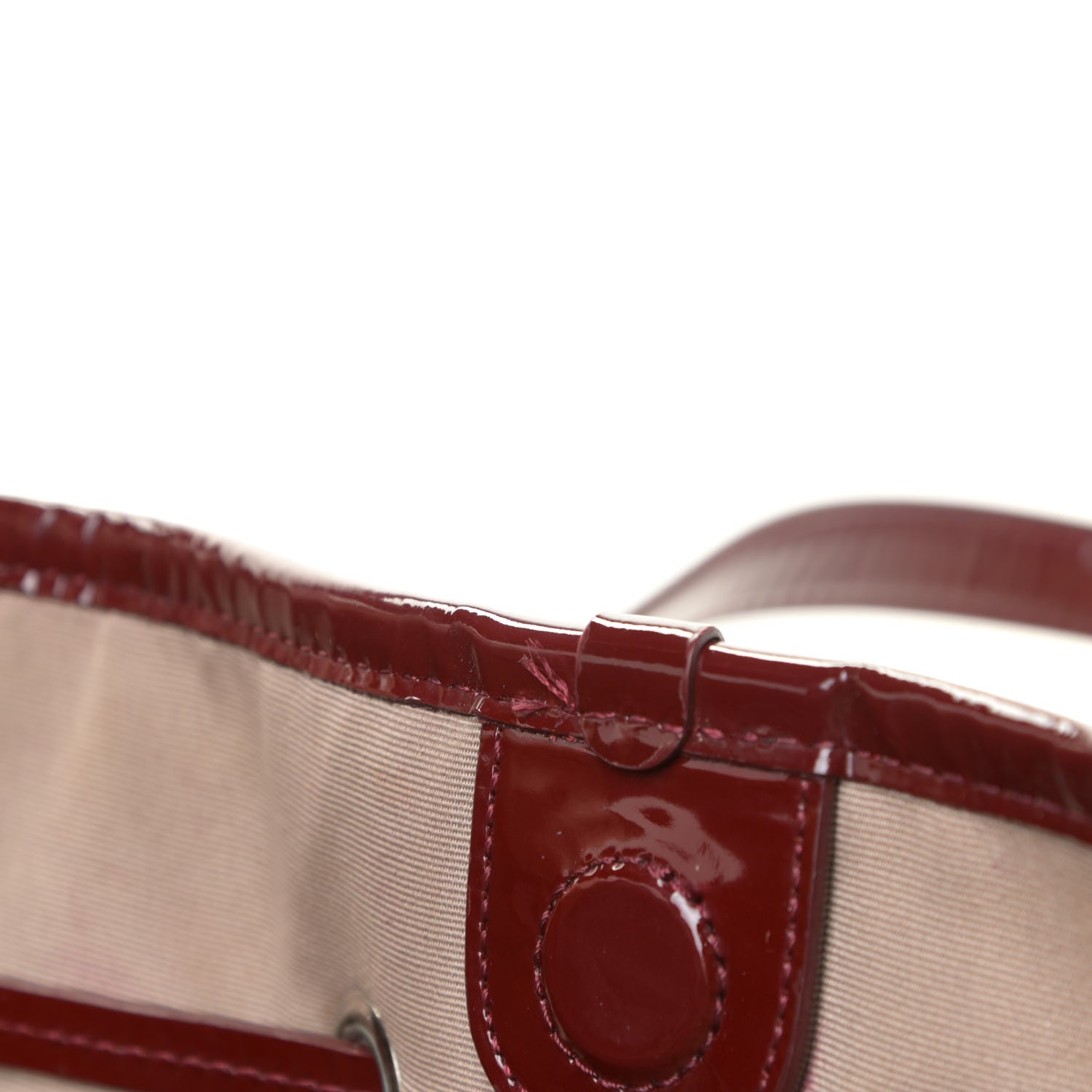 Burberry Supernova Check Drawstring Tote Berry Red 17 of 27