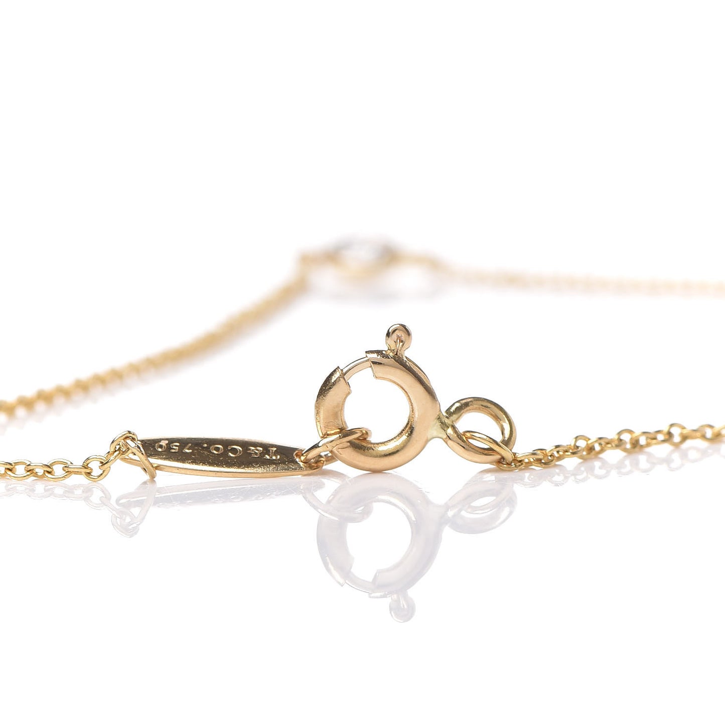 18K Yellow Gold Diamond .08ct Elsa Peretti Diamonds by the Yard Bracelet