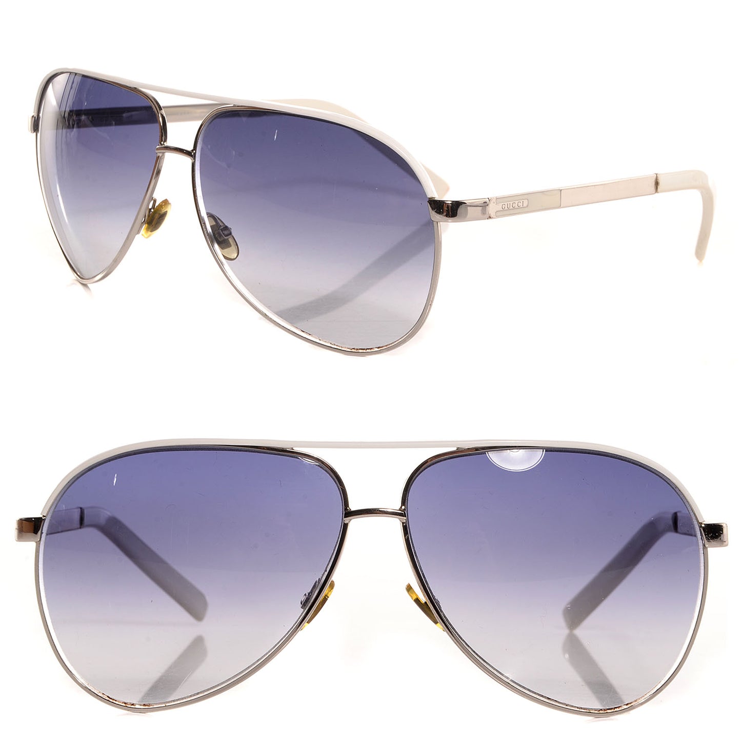 Medium Aviator Sunglasses 1827/S White