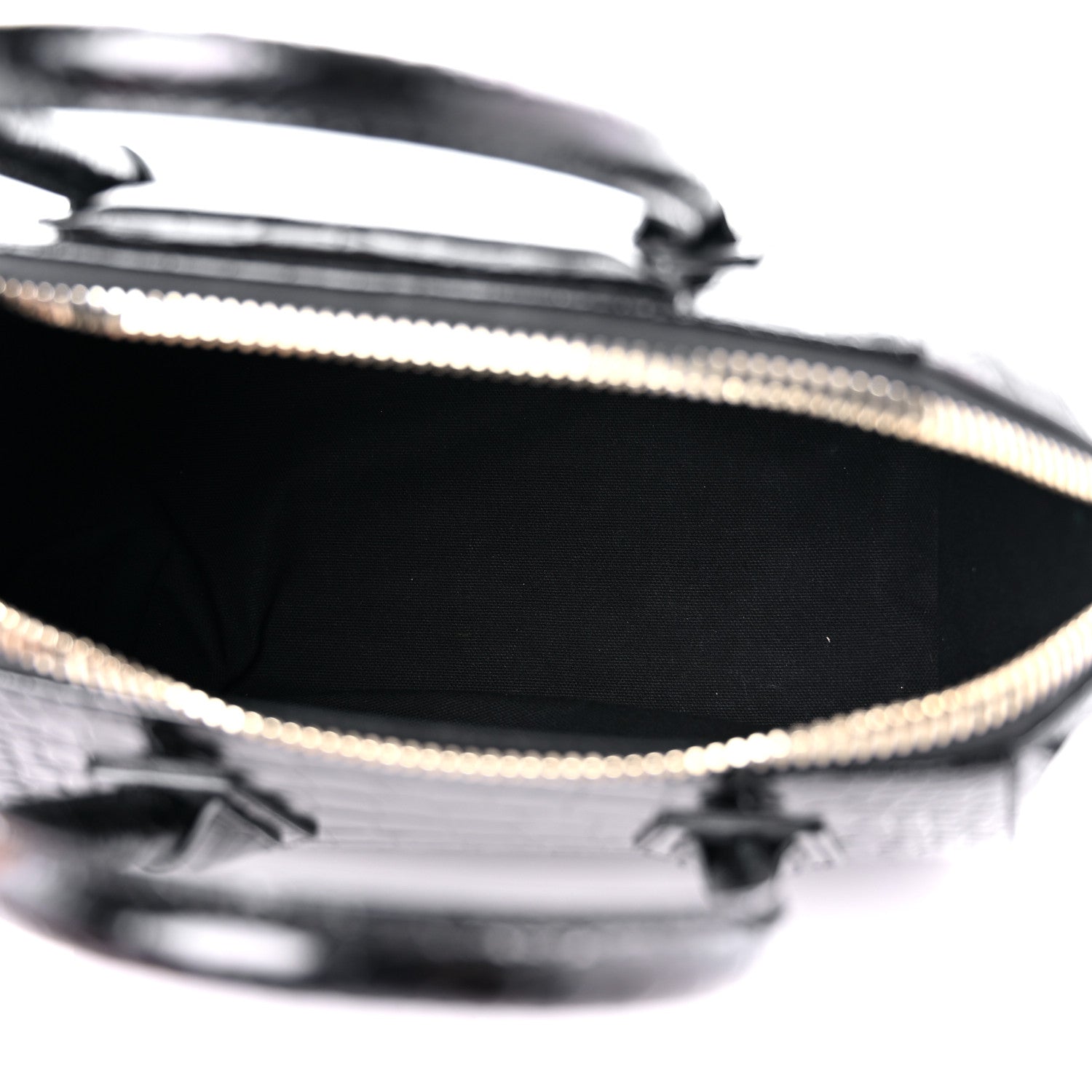 Givenchy Calfskin Crocodile Embossed Small Antigona Black 5 of 12