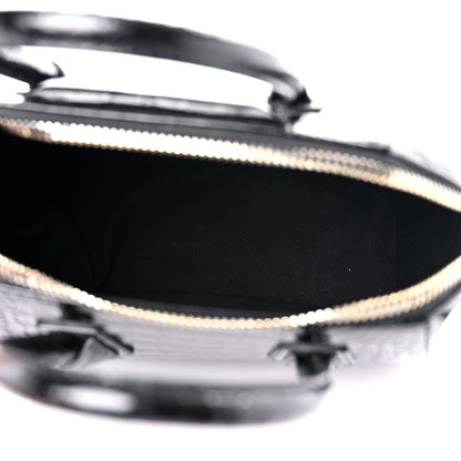 Givenchy Calfskin Crocodile Embossed Small Antigona Black 5 of 12