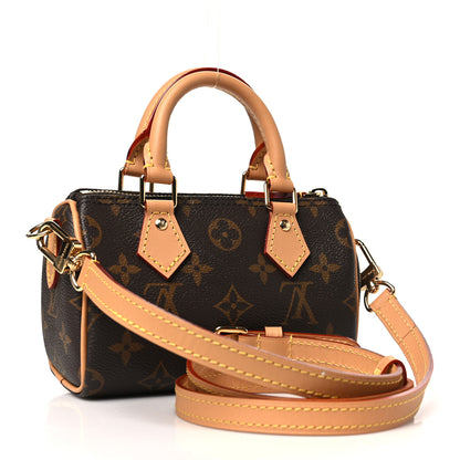 Louis Vuitton Monogram Nano Speedy Bandouliere 3 of 9