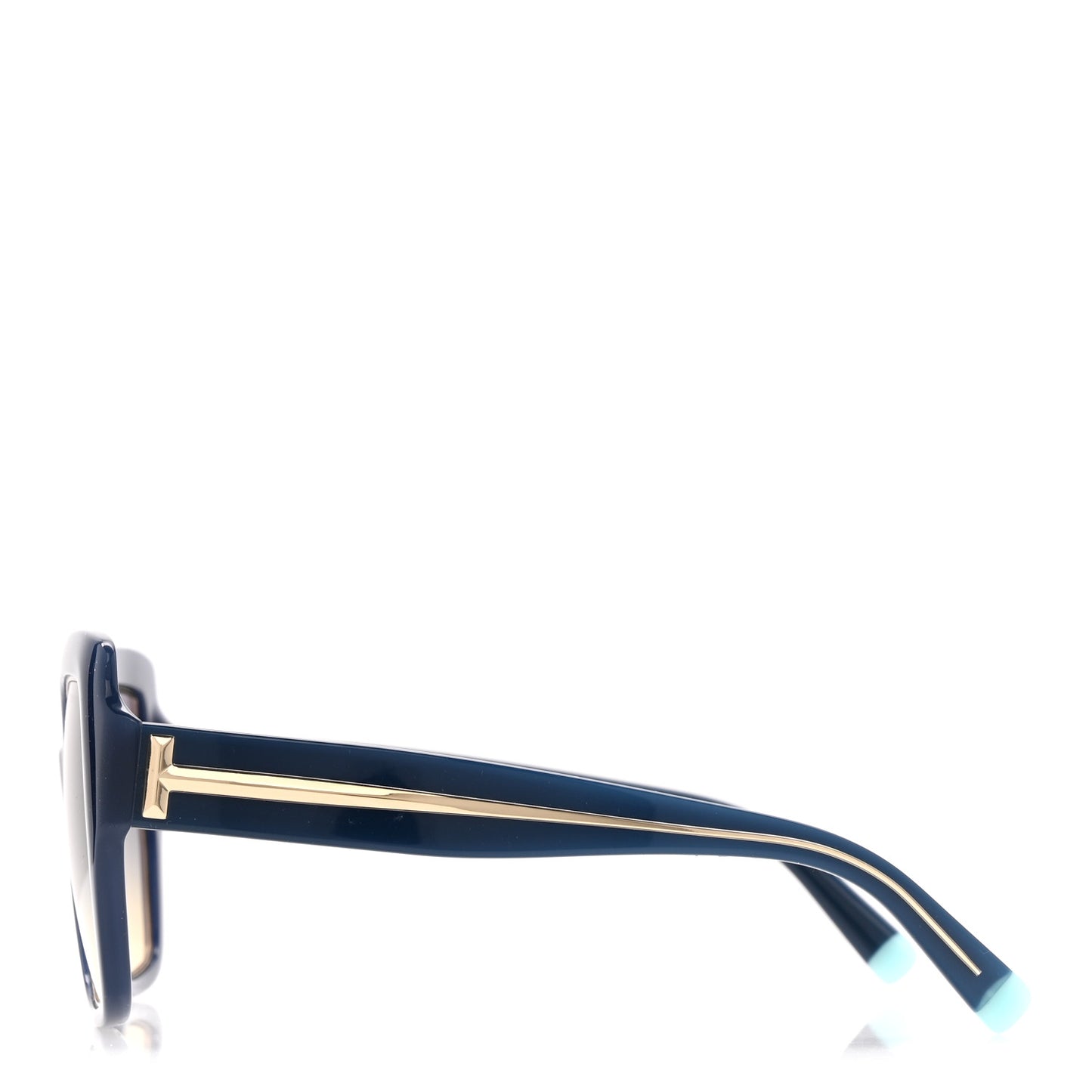 Acetate Metal Cat Eye Sunglasses TF4183 Blue