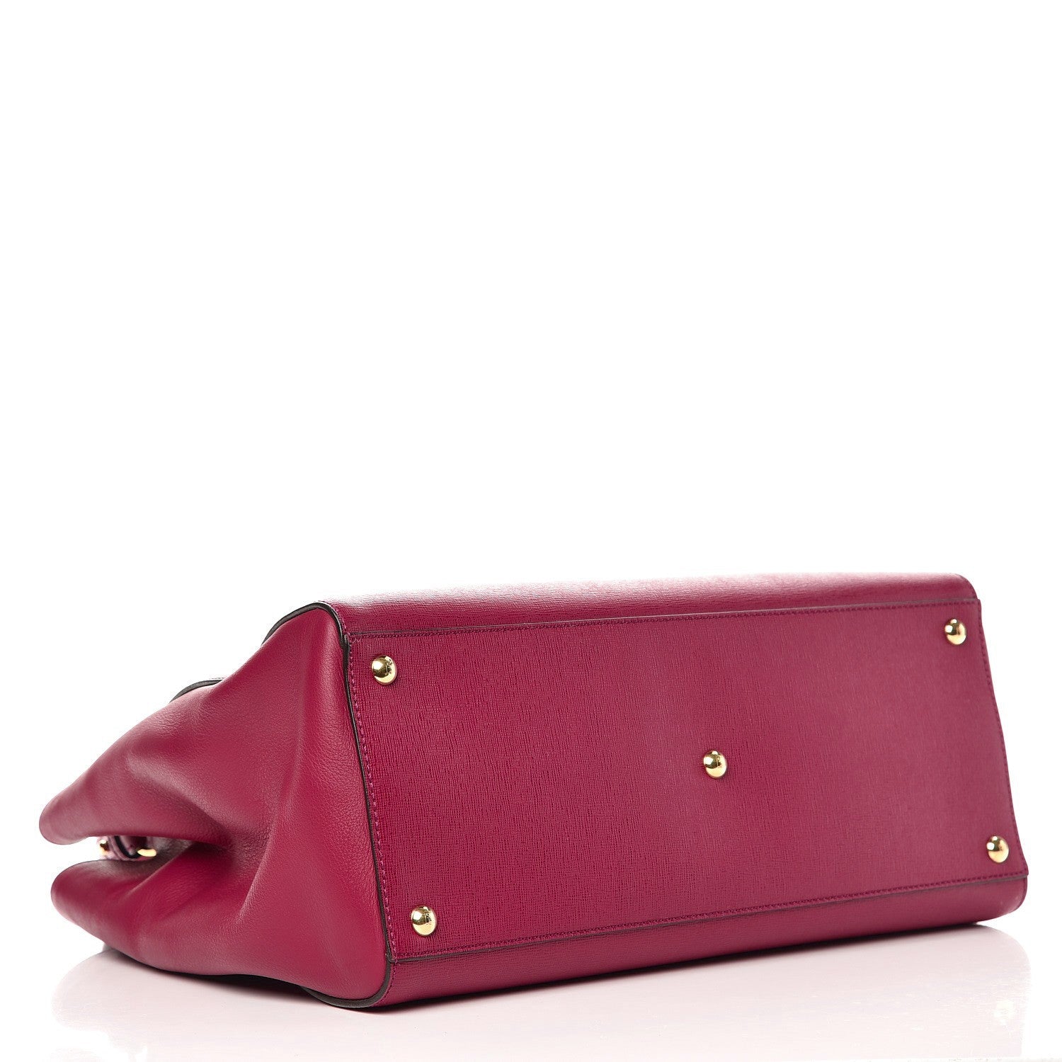 Fendi Vitello Elite Flamingo Regular 2Jours Tote Amarena 5 of 10