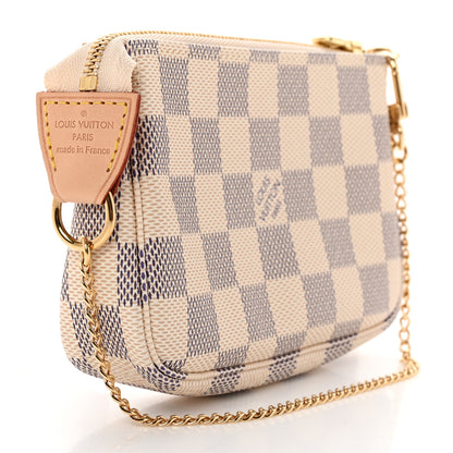 Louis Vuitton Damier Azur Mini Pochette Accessories 3 of 7