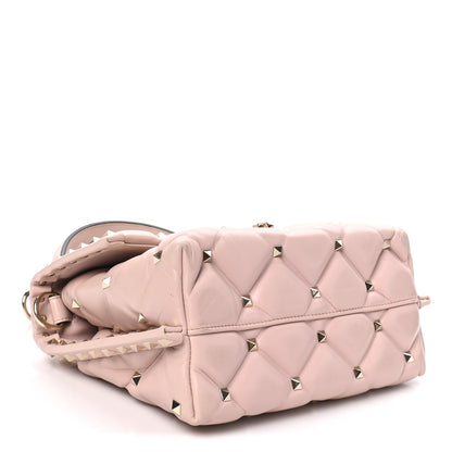 Valentino Garavani Nappa Medium Candystud Top Handle Bag Poudre 4 of 9