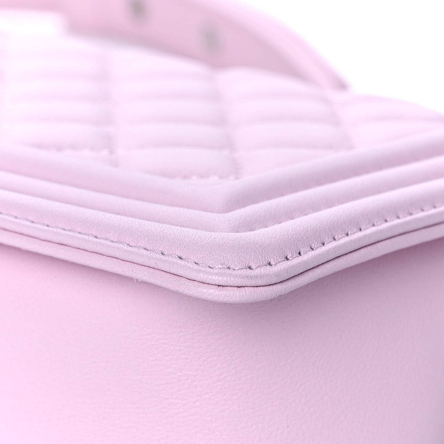Chanel Lambskin Quilted Medium Boy Flap Light Pink 11 of 13