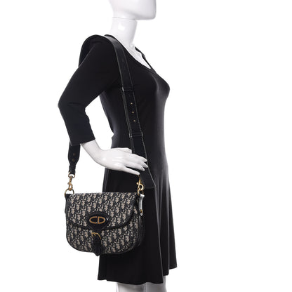 Christian Dior Oblique Crossbody Navy Blue 2 of 16