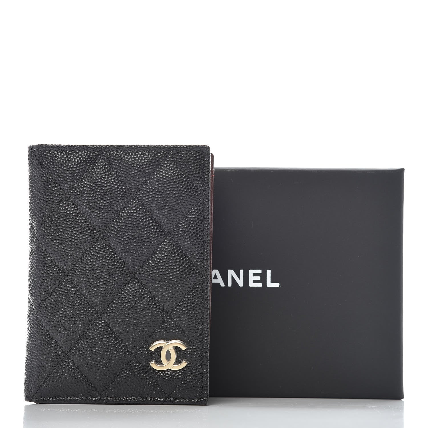 Chanel Caviar Quilted Card Holder Wallet Black 8 of 8