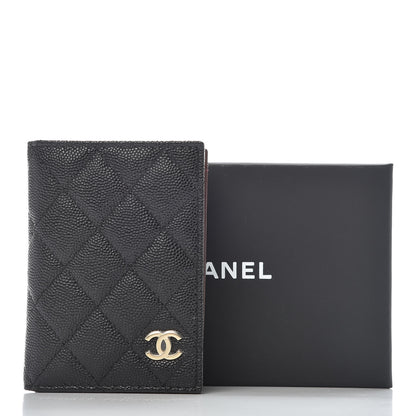Chanel Caviar Quilted Card Holder Wallet Black 8 of 8