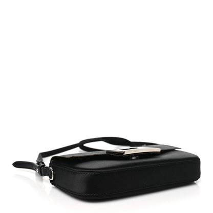 Fendi Silk Satin Phone Baguette Black 4 of 10