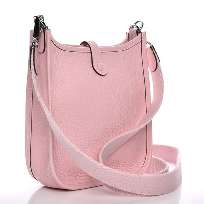 Hermes Taurillon Clemence Evelyne TPM Rose Sakura 3 of 8