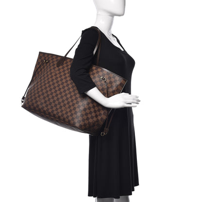 Louis Vuitton Damier Ebene Neverfull GM 2 of 12
