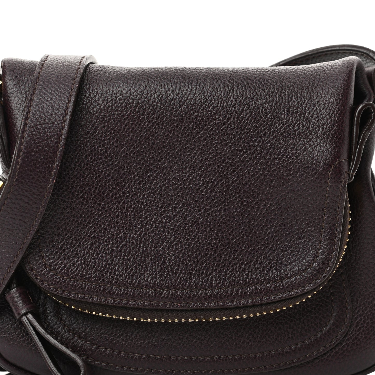 Calfskin Mini Jennifer Crossbody Bag Wine