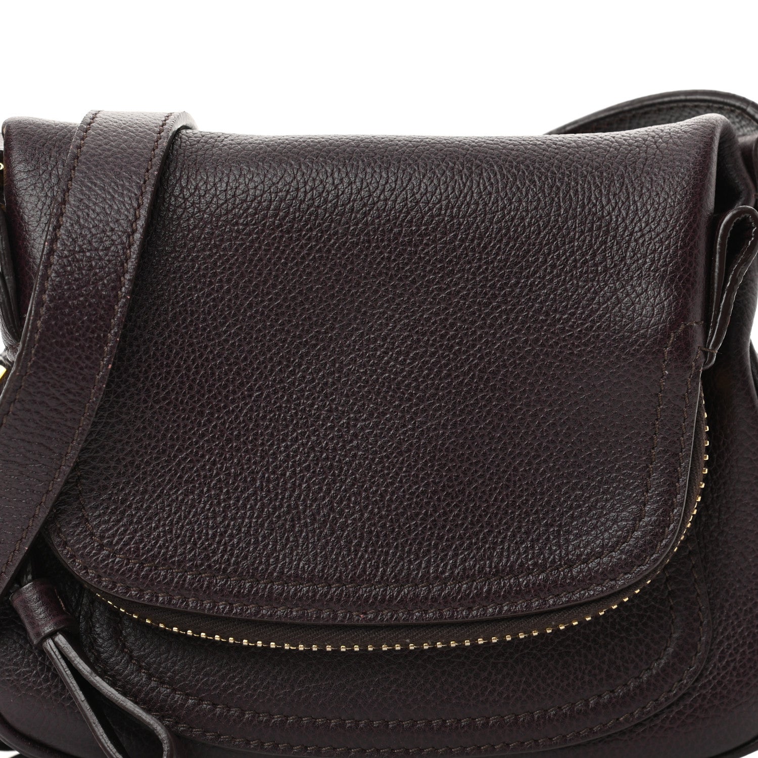 Tom Ford Calfskin Mini Jennifer Crossbody Bag Wine 8 of 13