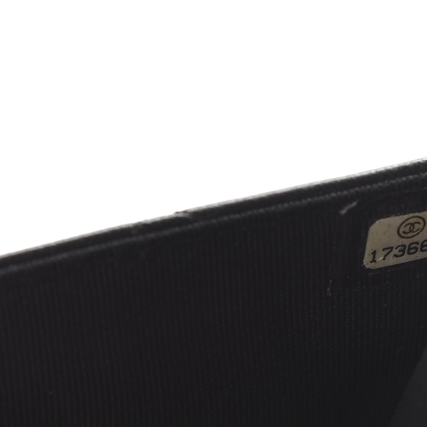 Lambskin Quilted Wallet On Chain WOC Black