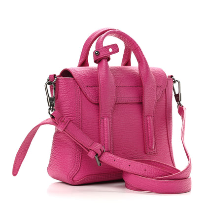 3.1 Phillip Lim Textured Calfskin Mini Pashli Satchel Bright Fuchsia 2 of 8