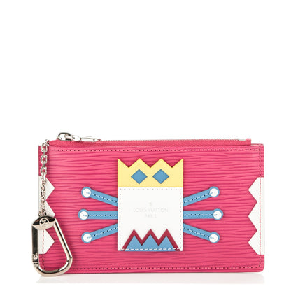 Louis Vuitton Epi Tribal Mask Key Pouch Pivoine 1 of 6