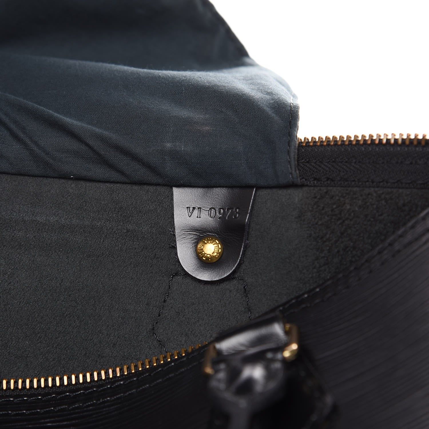 Louis Vuitton Epi Speedy 30 Black 6 of 19