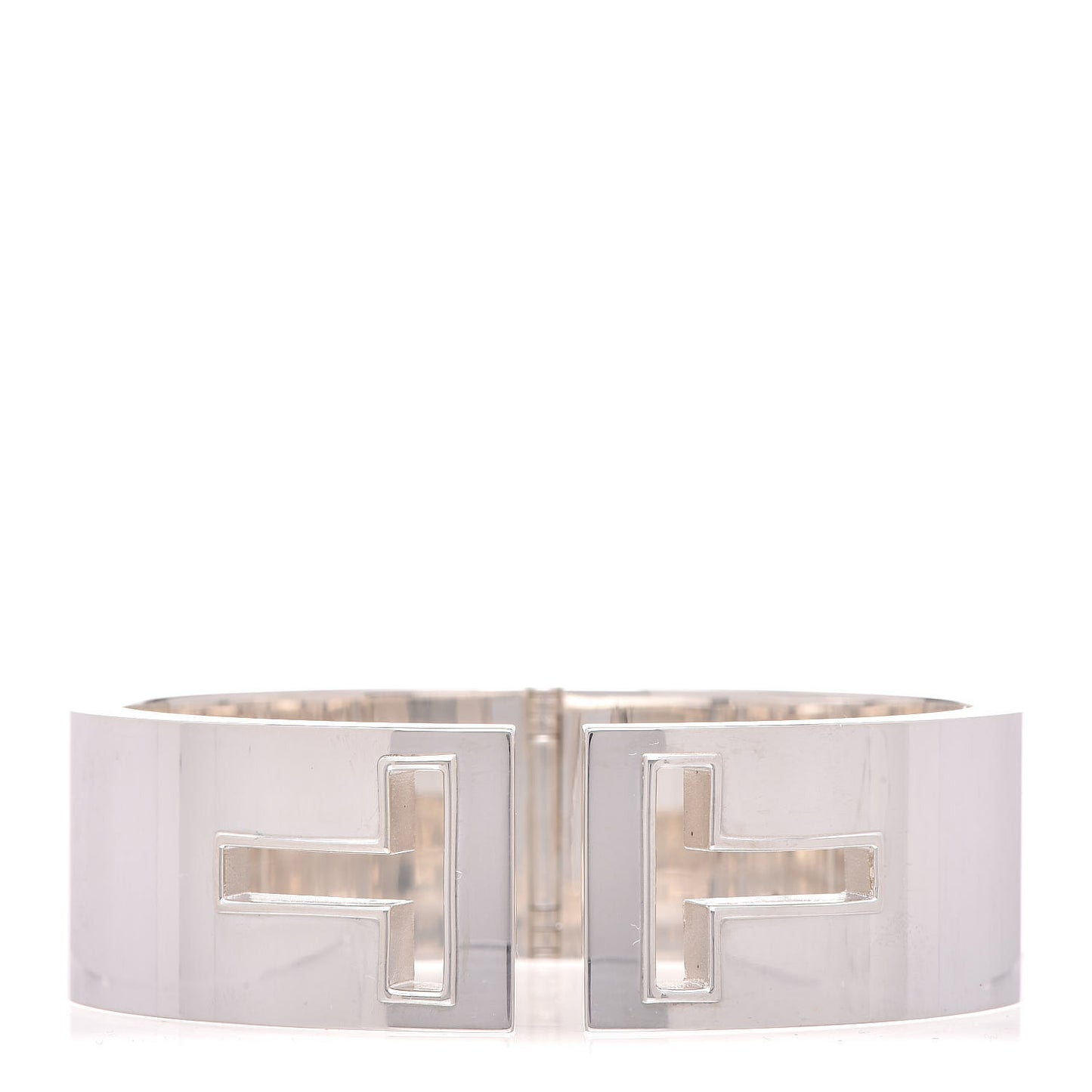 Sterling Silver T Cutout Cuff Bracelet