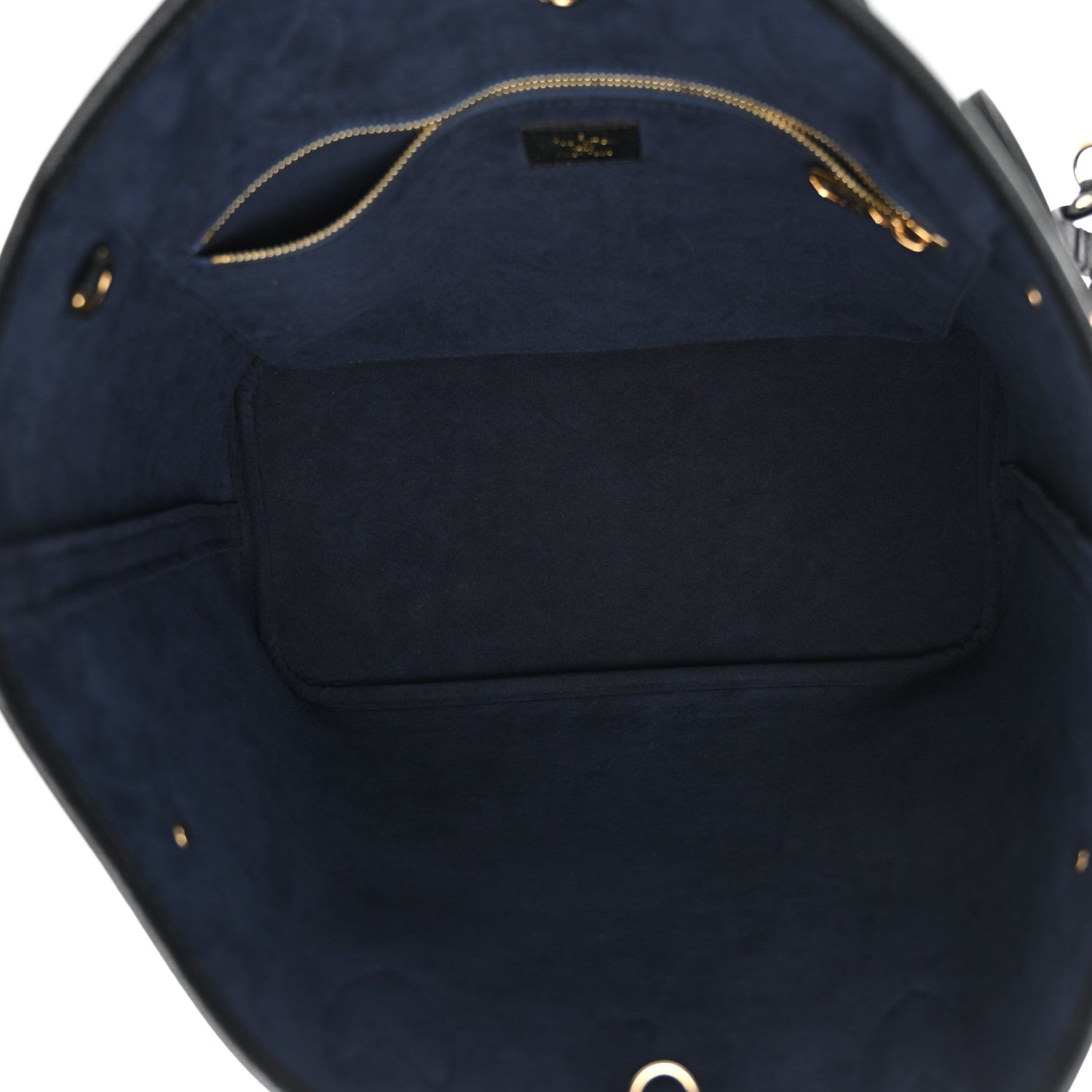 Louis Vuitton Empreinte Monogram Giant Neverfull MM Black 6 of 10