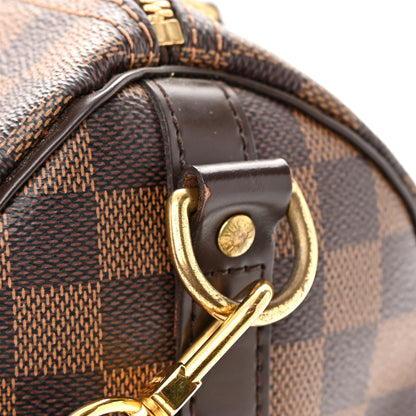 Louis Vuitton Damier Ebene Speedy Bandouliere 25 17 of 22