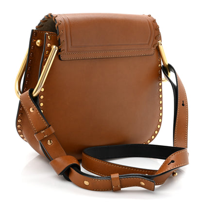 Chloe Calfskin Braided Small Hudson Shoulder Bag Caramel 3 of 10