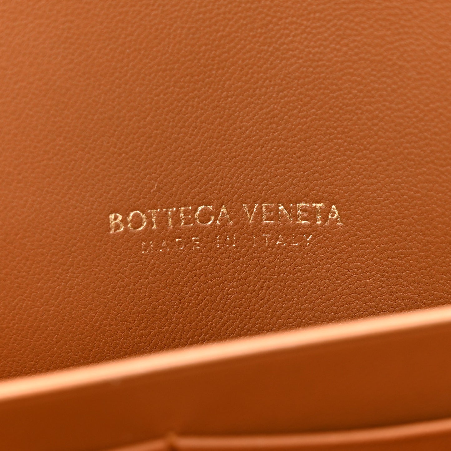 Suede Intrecciato Long Andiamo Top Handle Clutch Amber